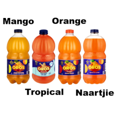 Brookes Oros - Assorted Flavours, 2 Litre